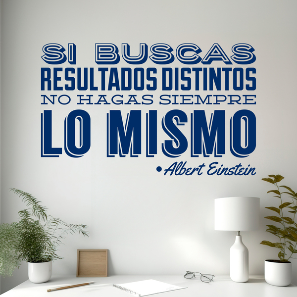 Wandtattoos: Si buscas resultados distintos...