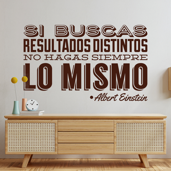 Wandtattoos: Si buscas resultados distintos...