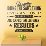 Wandtattoos: Insanity quote  2