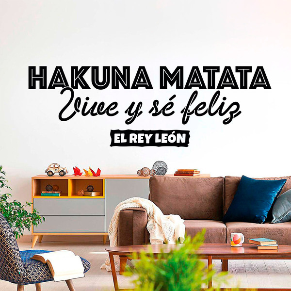 Wandtattoos: Hakuna Matata, auf Spanisch