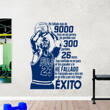 Wandtattoos: He fallado - Michael Jordan 3