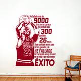 Wandtattoos: He fallado - Michael Jordan 4