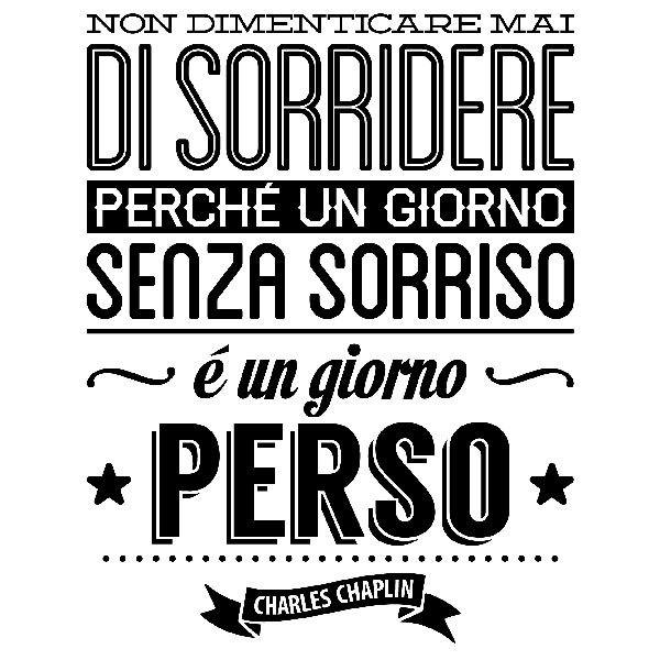 Wandtattoos: Non dimenticare mai di sorridere...