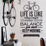 Wandtattoos: Life is like riding a bicycle 2