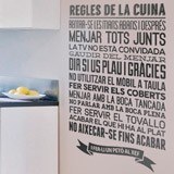 Wandtattoos: Regeln der Küche - Katalanisch 2