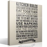 Wandtattoos: Regeln der Küche - Englisch 3