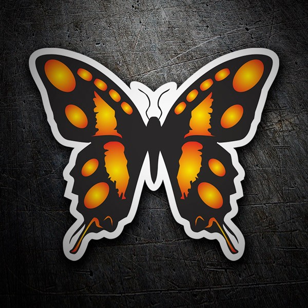 Aufkleber: Monarchischer Schmetterling 1