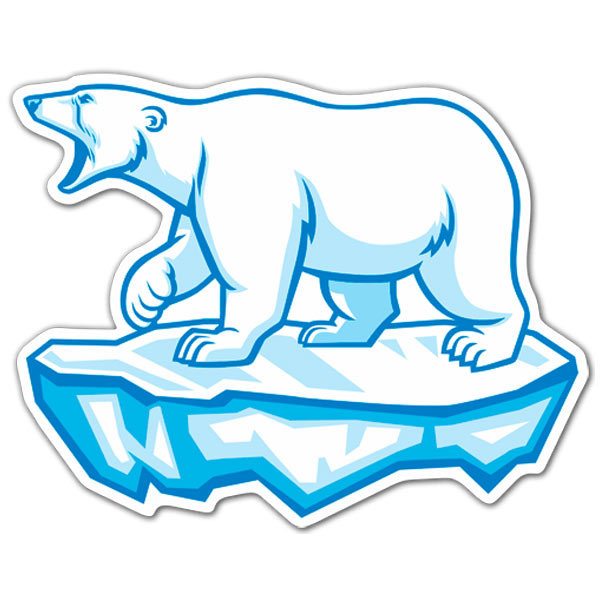 Aufkleber: Eisbär