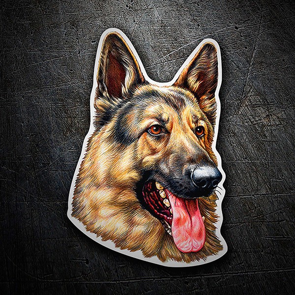 Aufkleber: German Shepherd