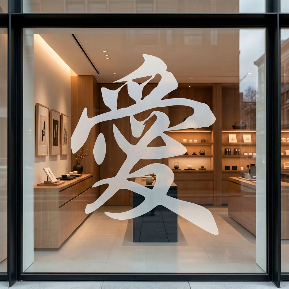 Wandtattoos: Chinesen lieben Brief