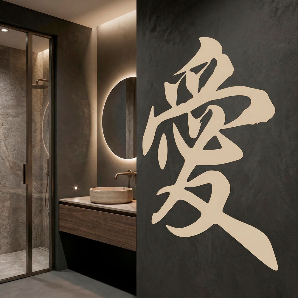 Wandtattoos: Chinesen lieben Brief