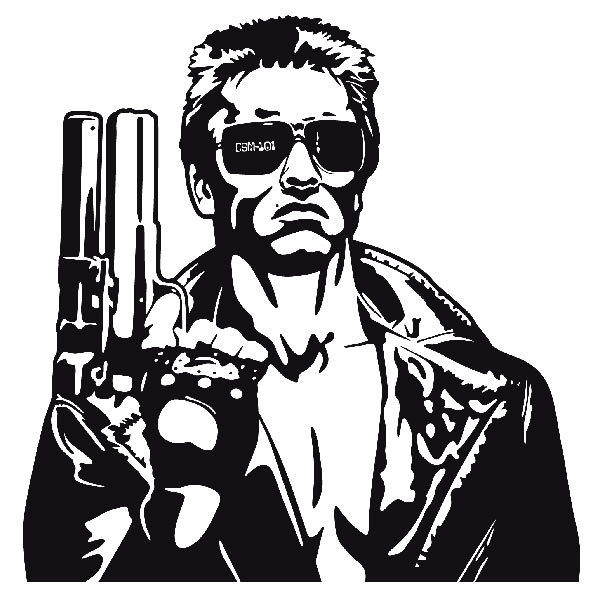 Wandtattoos: Terminator 1984