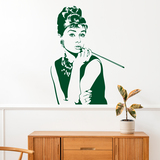 Wandtattoos: Audrey Hepburn posiert 4
