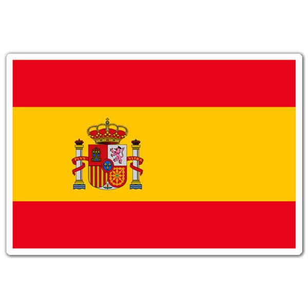 Aufkleber: Spanien-Flagge