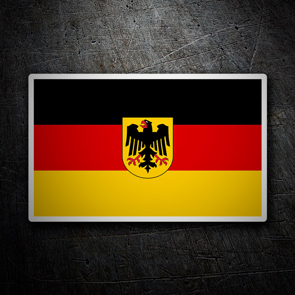 Aufkleber: Deutschland Flagge