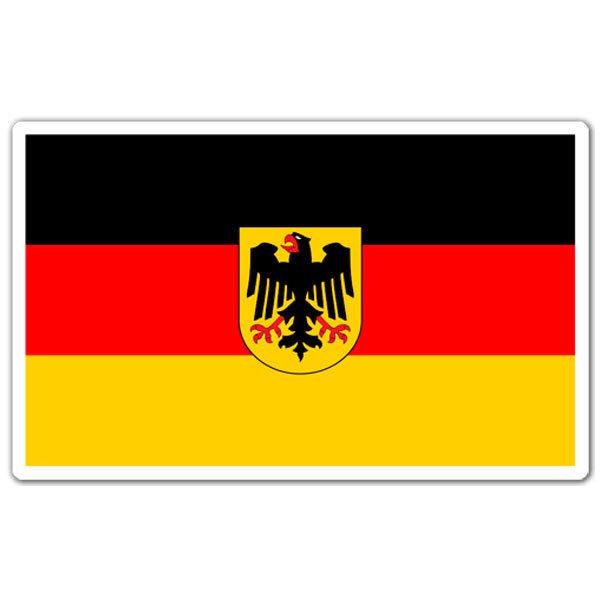 Aufkleber: Deutschland Flagge