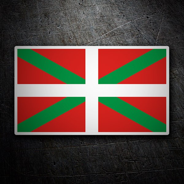 Aufkleber: Ikurriña-Flagge 1