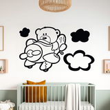 Kinderzimmer Wandtattoo: Fliegerbär 2