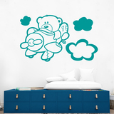 Kinderzimmer Wandtattoo: Fliegerbär 3