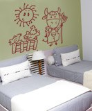 Kinderzimmer Wandtattoo: Die Kuhfarm 6