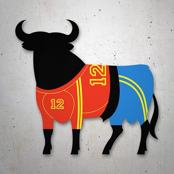 Aufkleber: Osborne Bull spanischen Fußballmannschaft