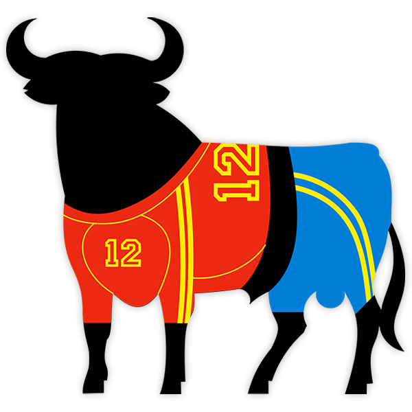 Aufkleber: Osborne Bull spanischen Fußballmannschaft