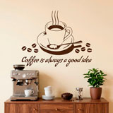 Wandtattoos: Coffee is always a good idea 4