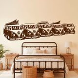 Wandtattoos: 5 Surfer VW Vans 5