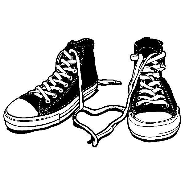Wandtattoos: Converse Schuhe