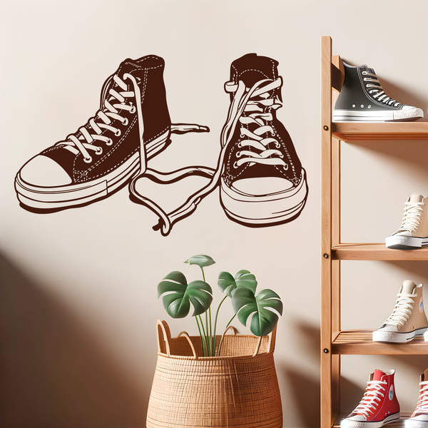 Wandtattoos: Converse Schuhe