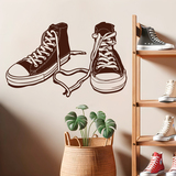 Wandtattoos: Converse Schuhe 2