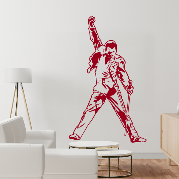 Wandtattoos: Freddie Mercury