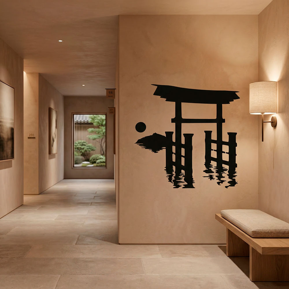 Wandtattoos: Torii-Tor in Japan