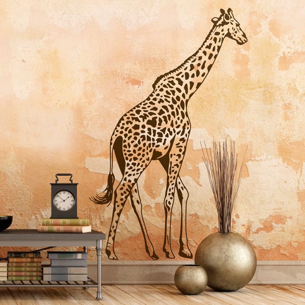 Wandtattoos: Giraffe in voller Länge