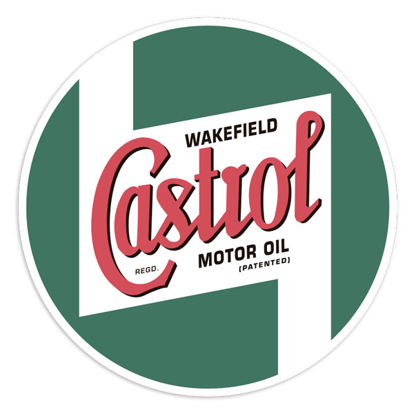 Aufkleber: Retro Wakefield Castrol Logo
