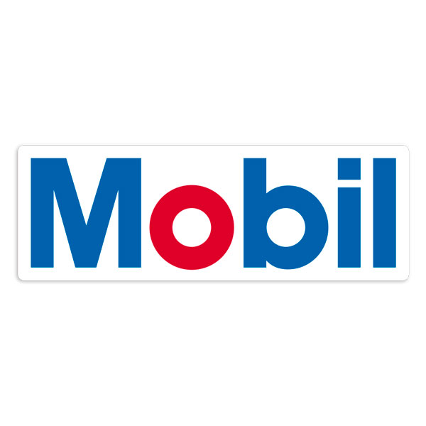 Aufkleber: Mobil Motor&ouml;l Emblem