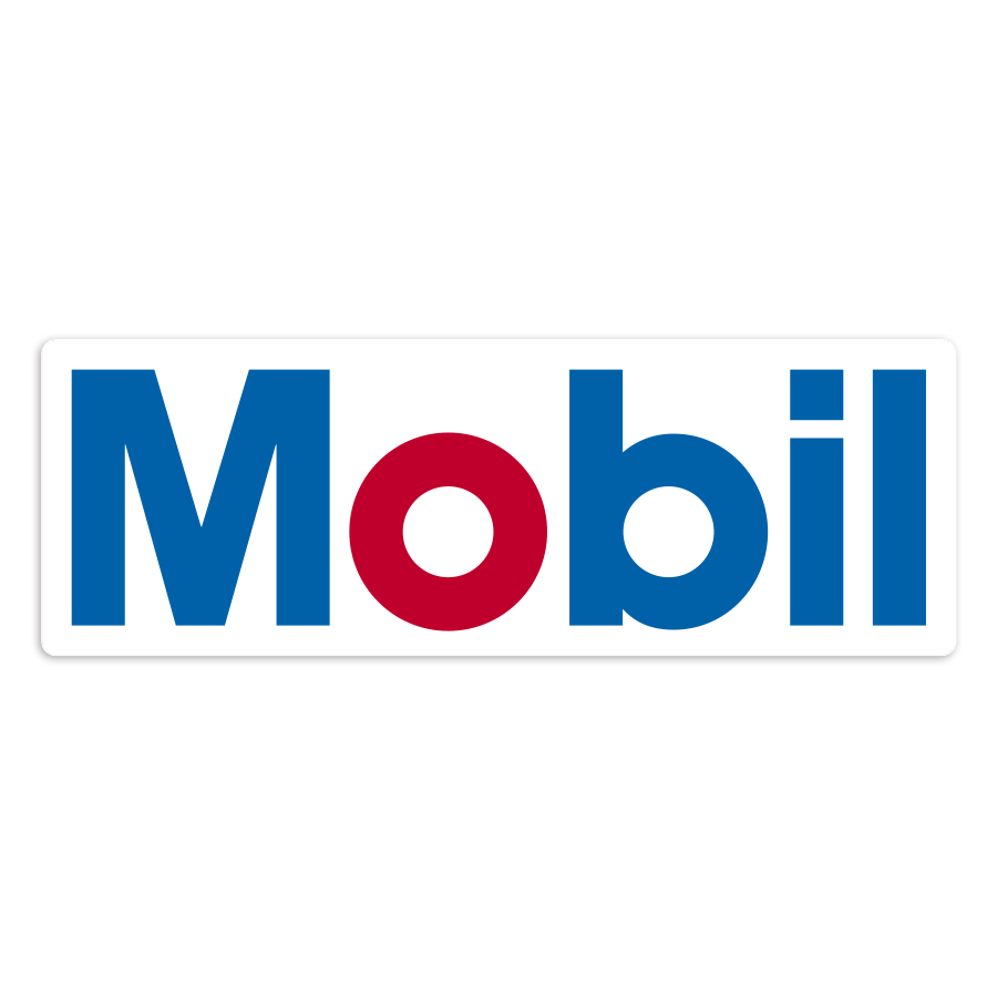 Aufkleber: Mobil Motor&ouml;l Emblem