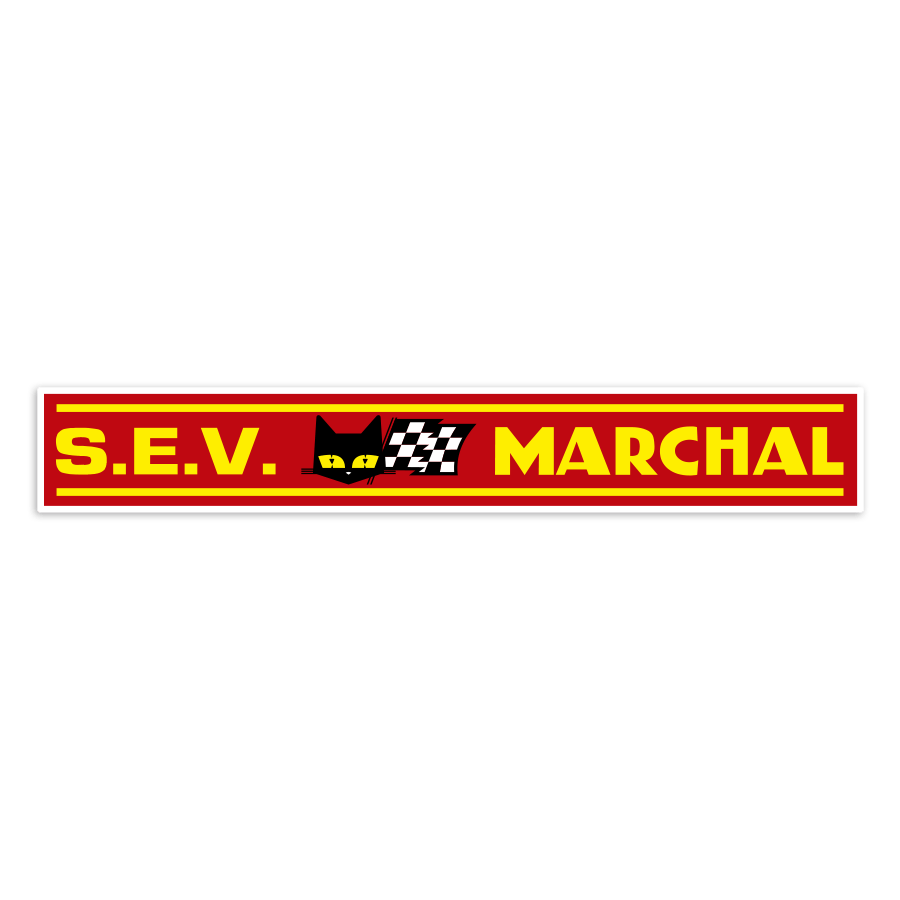 Aufkleber: Rotes S.E.V. Marchal Logo