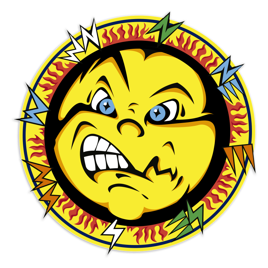 Aufkleber: Valentino Rossi Sonne Aufkleber