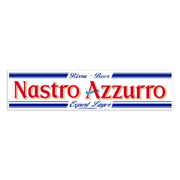 Aufkleber: Nastro Azzurro Logo