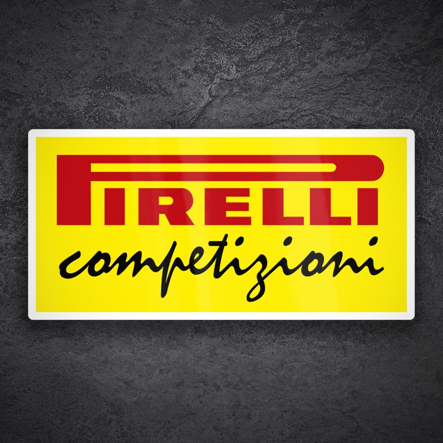 Aufkleber: Pirelli Competizioni Logo