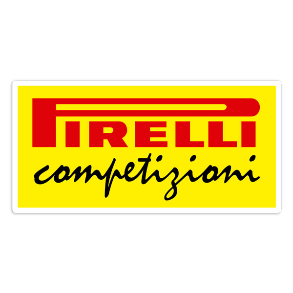 Aufkleber: Pirelli Competizioni Logo