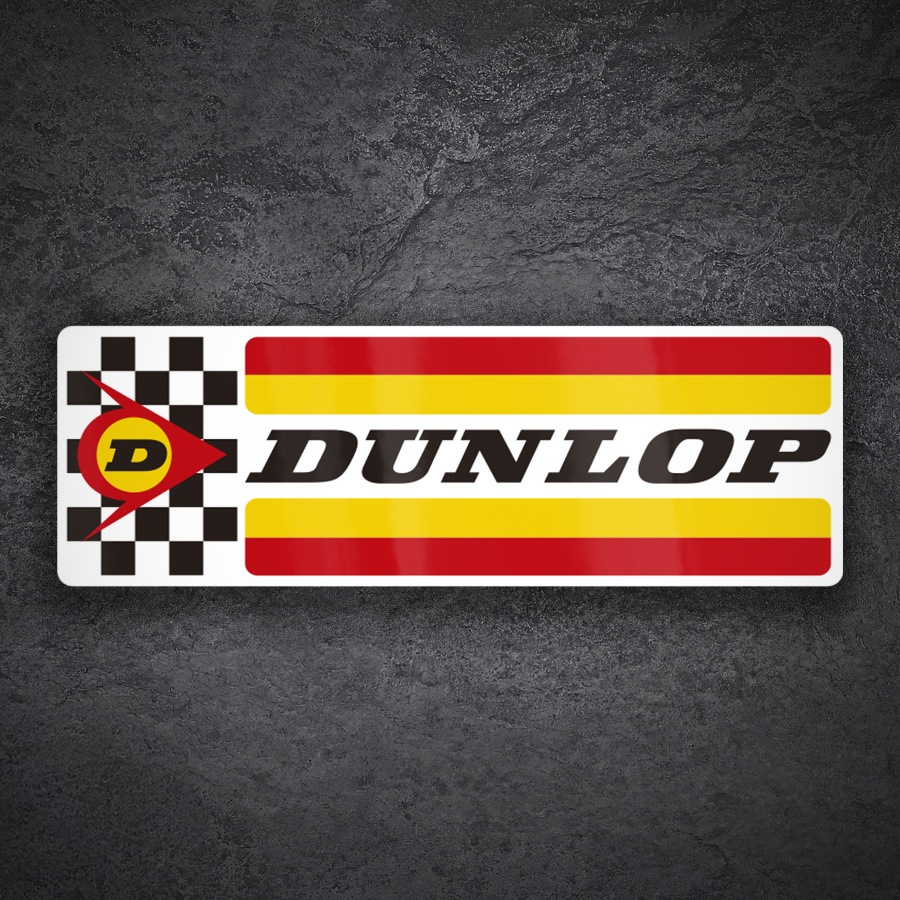 Aufkleber: Dunlop Racing Logo