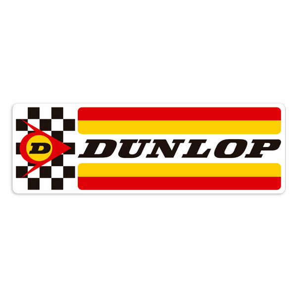 Aufkleber: Dunlop Racing Logo