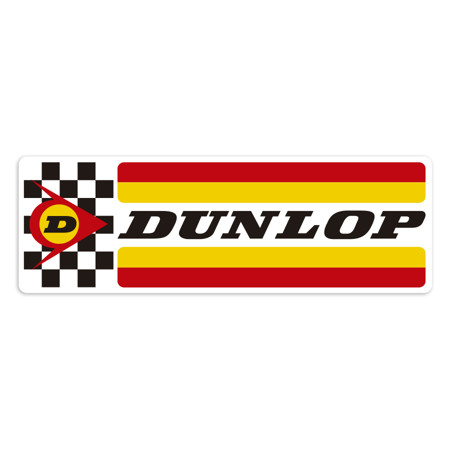 Aufkleber: Klassisches Dunlop Logo