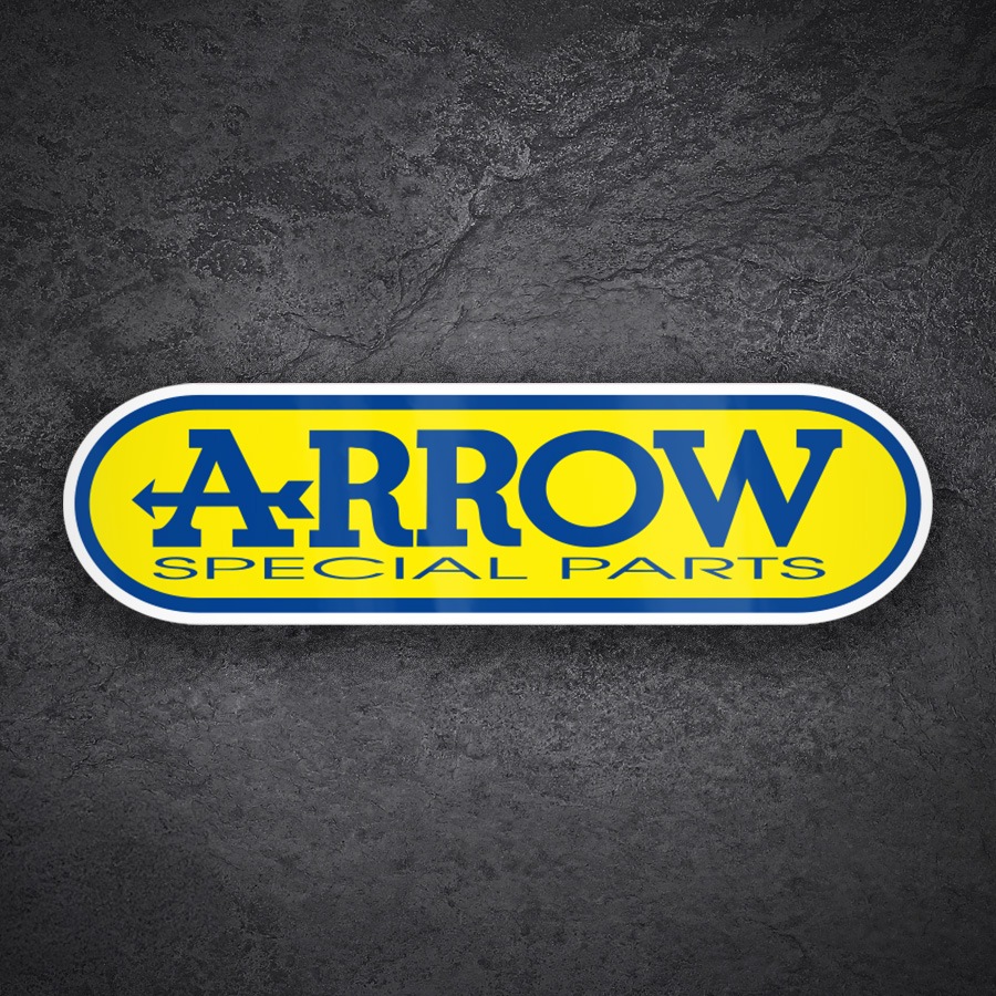 Aufkleber: Arrow Special Parts mit abgerundeten Ecken