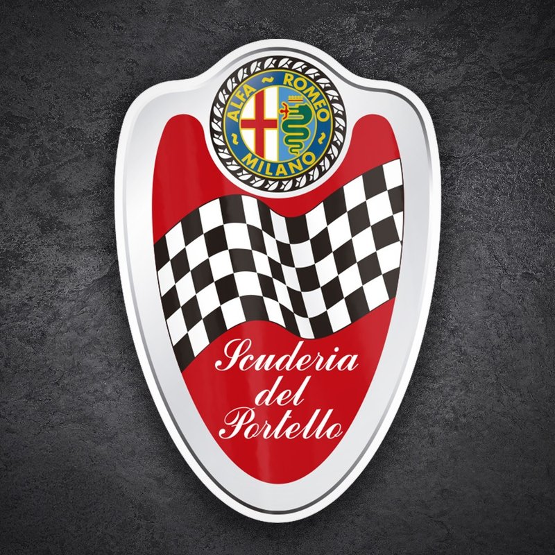 Aufkleber: Alfa Romeo Scuderia del Portello