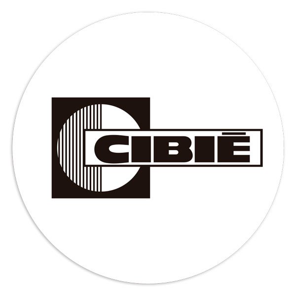 Aufkleber: Cibi&eacute; Motorsport mit Retro-Logo