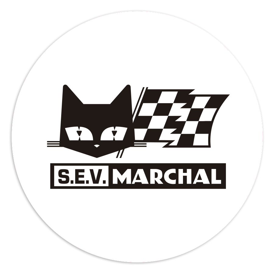 Aufkleber: S.E.V. Marchal f&uuml;r Scheinwerferabdeckungen