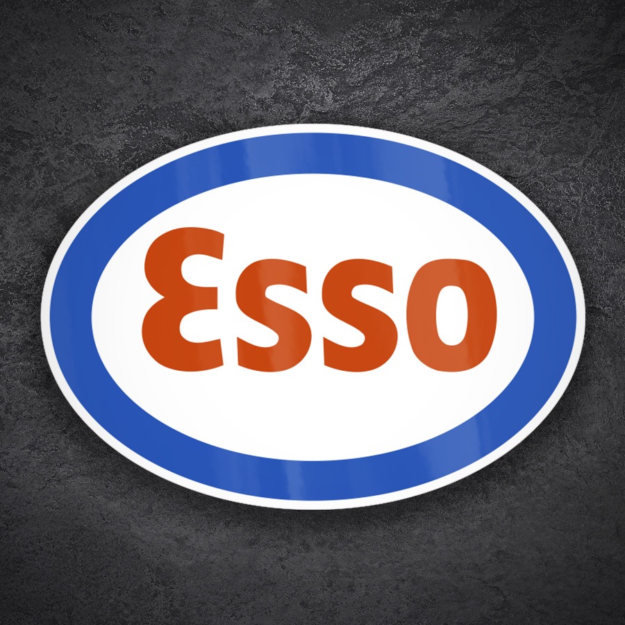 Aufkleber: Klassisches Esso